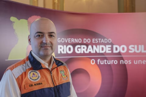 Luciano Boeira, coordenador estadual de Proteção e Defesa Civil do RS