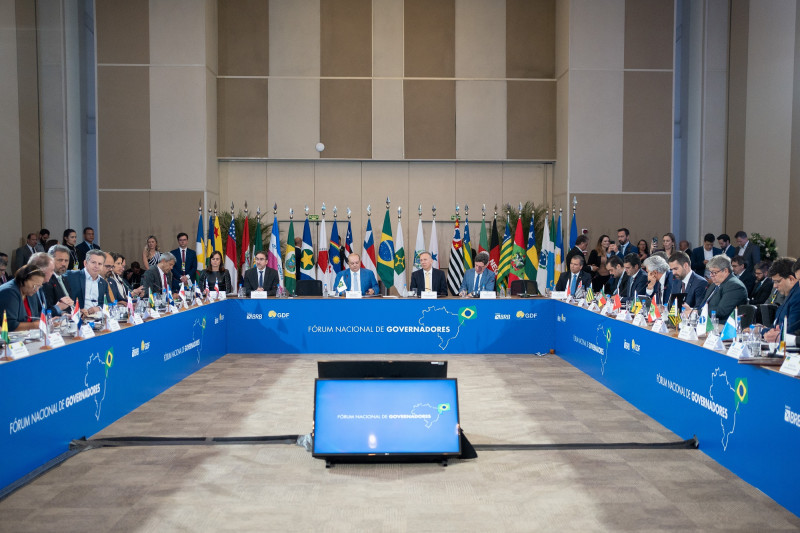 Reunião do Fórum Nacional de Governadores ocorreu na manhã desta quarta-feira (24), em Brasília