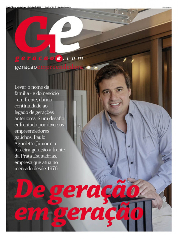 Confira a capa do Gera&ccedil;&atilde;oE desta quinta-feira, 1 de junho de 2023 Foto: /REPRODU&Ccedil;&Atilde;O/JC