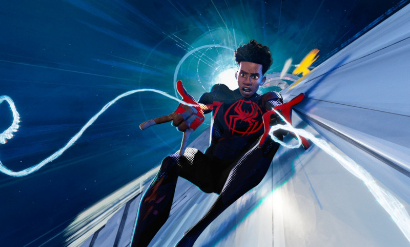 Spider-Man/Miles Morales (Shameik Moore) in Columbia Pictures and Sony Pictures Animations’  SPIDER-MAN™: ACROSS THE SPIDER-VERSE.