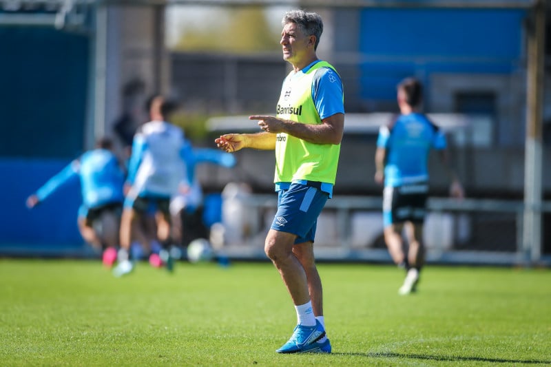 Com o grupo de volta aos treinos, Portaluppi inicia a preparação para o duelo contra o Flamengo