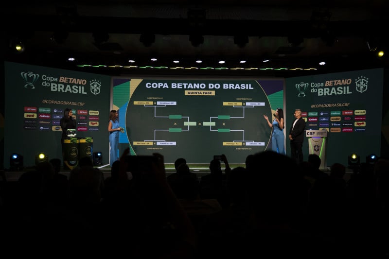 A CBF sorteou os confrontos das quartas de final da Copa do Brasil