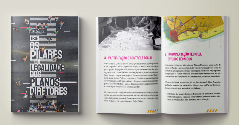 CAU/RS lança documento sobre planos diretores
