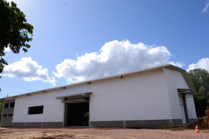 Usina de Beneficiamento de Plásticos e Atendimento a Catadores na Restinga, em Porto Alegre.