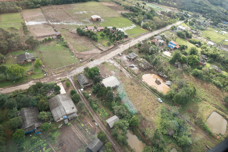 Caraá foi um dos municípios que sofreu mais impactos do ciclone