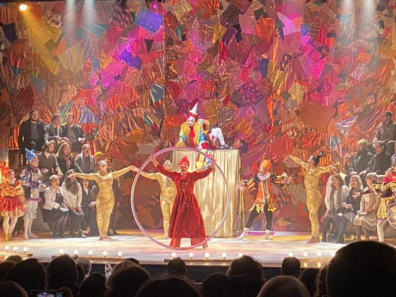 Cena da ópera I Pagliacci, no Theatro São Pedro 