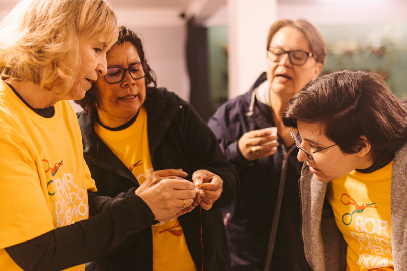 Bordando Mem&oacute;rias Itinerante - Porto Alegre Foto: Vikk Dessaune/Divulga&ccedil;&atilde;o/JC