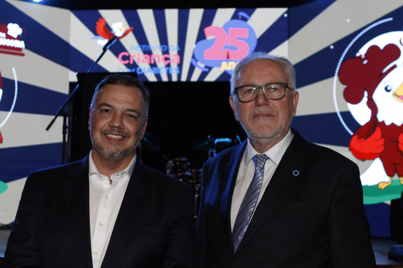 O secretário André Barbosa e Balduino Tschiedel do ICD