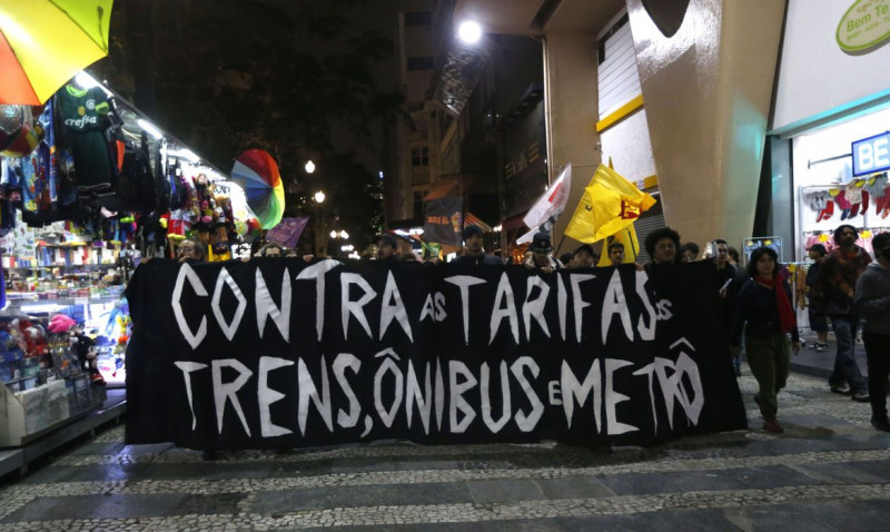 A mobilidade como um direito foi uma das bandeiras do movimento de junho de 2013