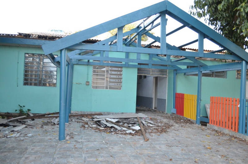 Estrutura atual ser&aacute; demolida para a instala&ccedil;&atilde;o da nova escola