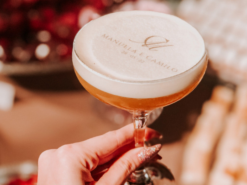 Drink personalizado oferecido pela fuel  Foto: FUEL/DIVULGA&Ccedil;&Atilde;O/JC