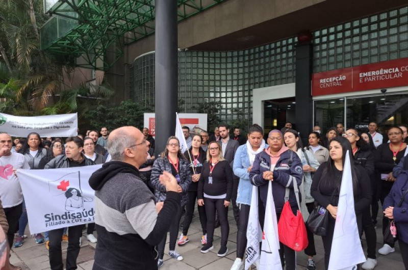 Greve dos trabalhadores da saúde foi definida em assembleia no dia 10 de julho