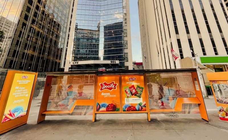 Minuto Varejo - Docile - campanha na avendia Paulista - ação de campanha Doces Gentilezas - indústria gaúcha