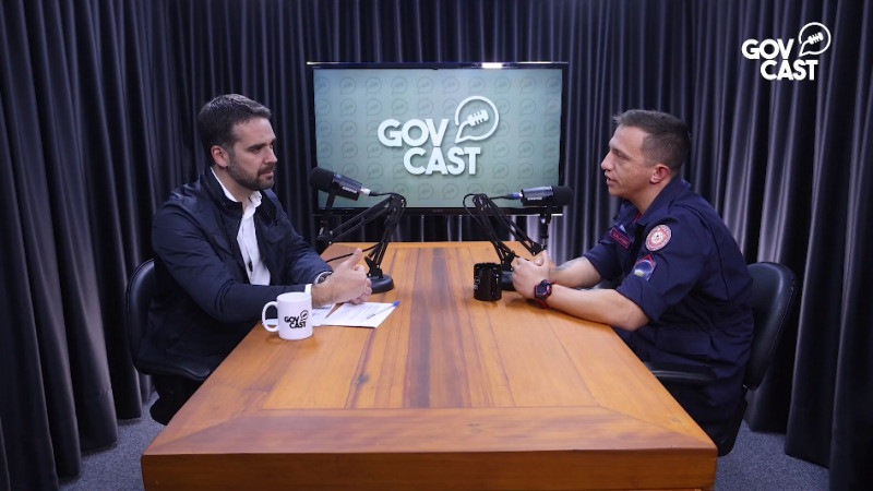 Entrevistado do primeiro episódio é o bombeiro Guilherme Olkoski, que atuou no resgate a vítimas do ciclone de junho