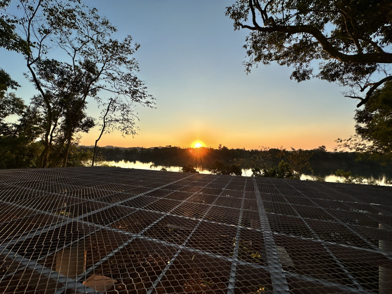 Estrutura vai ligar o Parque da Lagoa à Escadaria e pretende criar ambiente de contemplação no Rio Taquari