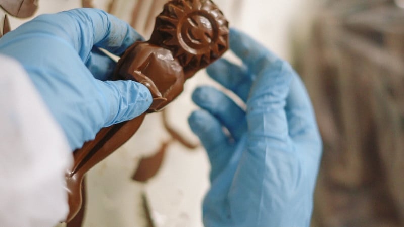 Minuto Varejo - chocolataria chocolate Lugano - kikito de chocolate - festival de cinema de gramado -