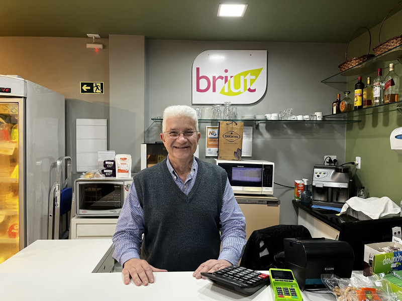 Nelson Turik &eacute; propriet&aacute;rio da Senza Pizzeria e da Briut Sem Gl&uacute;ten Foto: JAMIL AIQUEL/ESPECIAL/JC