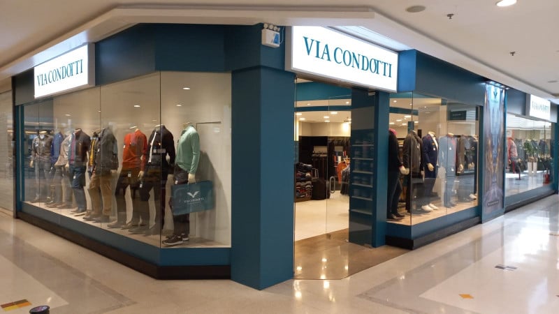 Minuto Varejo - Shopping Canoas - loja Via Condotti - vestuário - roupas masculinas - Canoas - moda homem