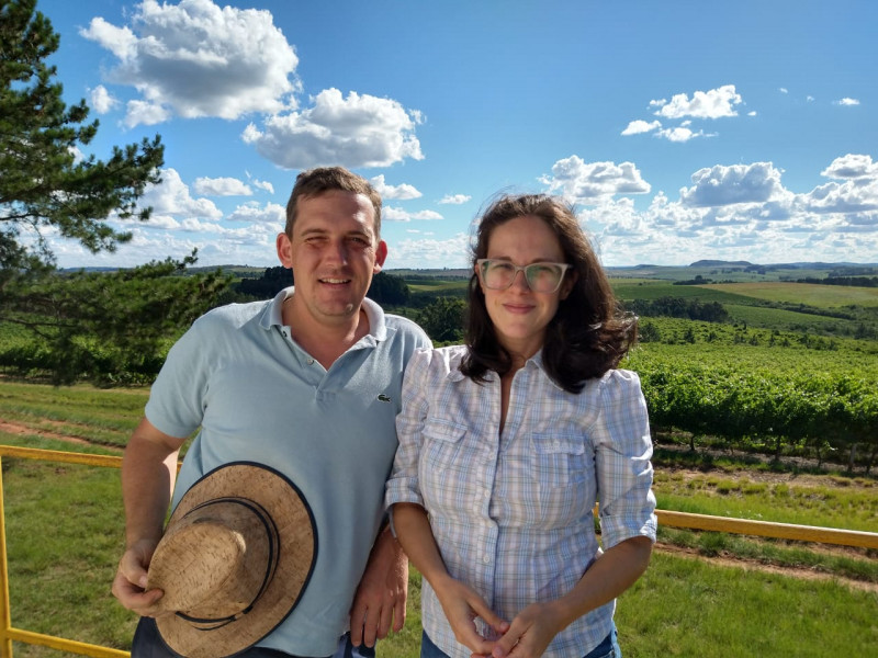 Gaspar e Graciela encontraram no Pampa o melhor ambiente para produzir