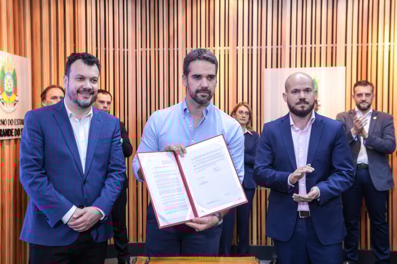 Anúncio do sistema 'free flow' foi feito pelo governador no Palácio Piratini