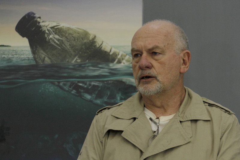 Francismar Pedro Siviero, um dos idealizadores do projeto, no evento de lançamento desta edição