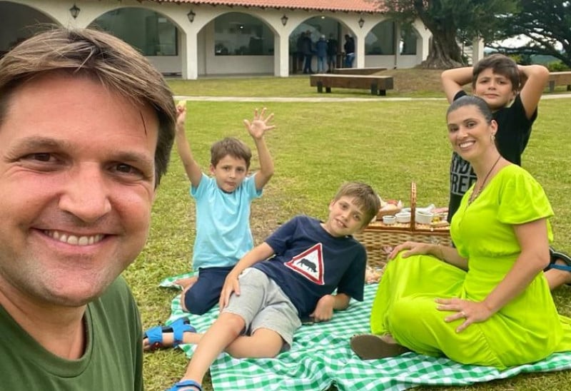 Rafael e a família Goelzer estão no ramo da olivicultura há 20 anos