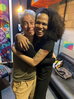 Lauro Ramalho com Valéria Barcellos