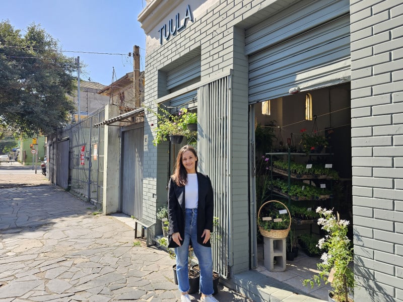Vanessa Ivo Kobayashi &eacute; propriet&aacute;ria da Tuula Floricultura, novidade na Capital Foto: JAMIL AIQUEL/ESPECIAL/JC