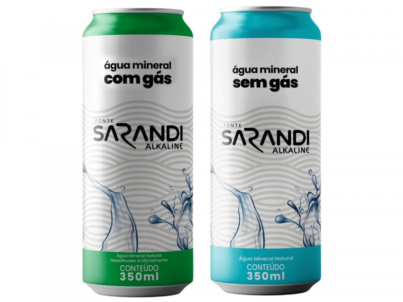 Nova embalagam da marca de água mineral já está sendo vendida na Região Sul