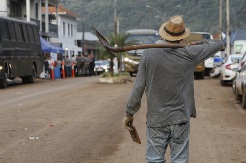 Rua de Muçum, no Vale do Taquari
