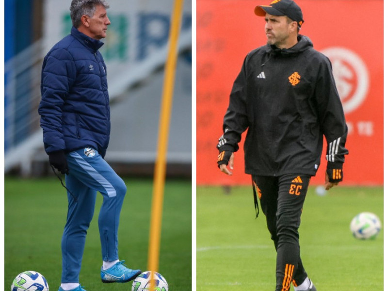 Enquanto Renato quer consolidar nova formação, Coudet precisa voltar a vencer
