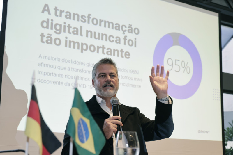 Paulo Beck participou da reunião-almoço da Câmara Brasil-Alemanha que discutiu o tema uma nova forma de crescer e inovar