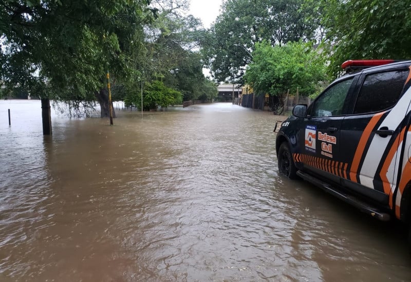 Acúmulo de água chega a 63mm na Estação Jardim Botânico, na Zona Leste e 84mm na Zona Sul