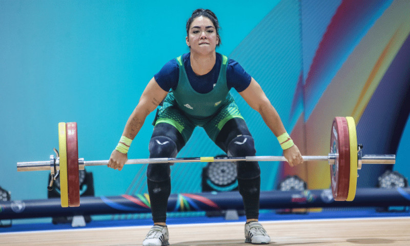 Amanda melhorou em dez quilos a sua marca em comparação à disputa do Mundial de 2022