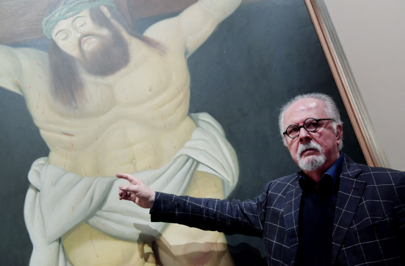 Fernando Botero, o famoso pintor e escultor colombiano, faleceu em