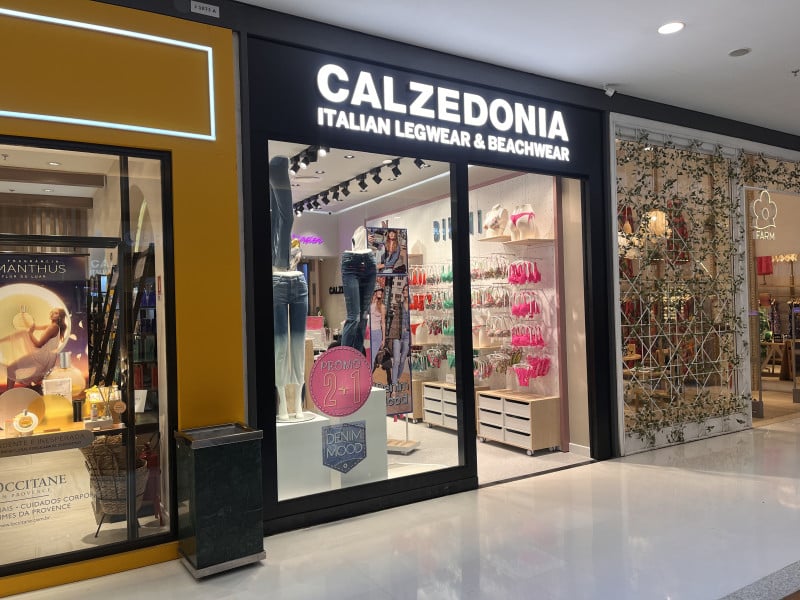 Italiana Calzedonia foi a mais recente loja a entrar na operação do shopping da zona Sul