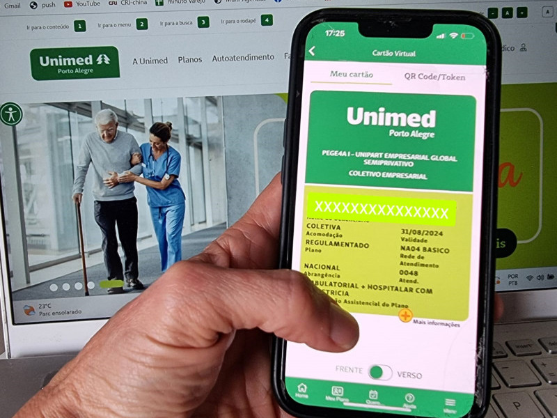 Cartão virtual está disponível no aplicativo da cooperativa, com acesso a diversos serviços