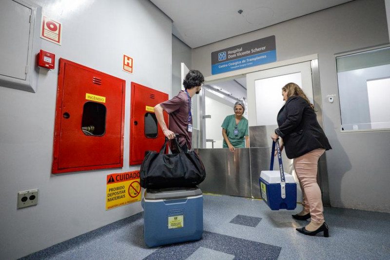 Atividade feita no Hospital Dom Vicente Scherer faz parte da Semana Nacional do Trânsito que encerra no dia 25 de setembro  