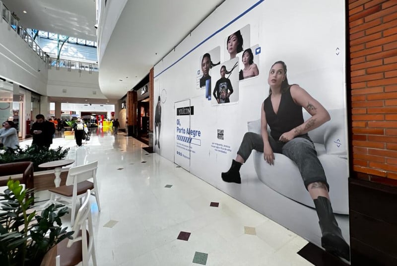 Filial da bandeira de moda jovem fica no primeiro piso do shopping, perto da megaloja da Renner
