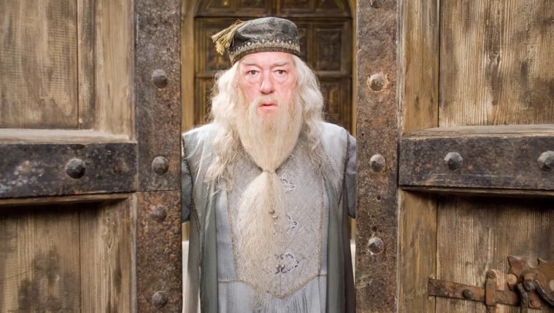 Gambon interpretou o personagem Albus Dumbledore em seis filmes da saga Harry Potter