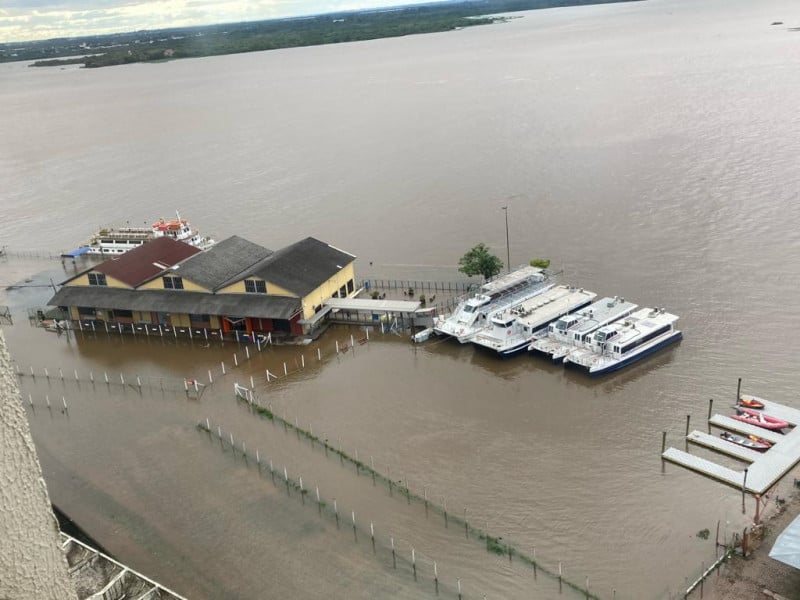 Embarcações ficaram paradas de terça-feira até esta sexta, quando retomara as viagens