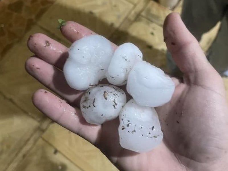 Em São Nicolau, mais de 50% das casas foram destruídas pelo granizo, segundo a prefeitura