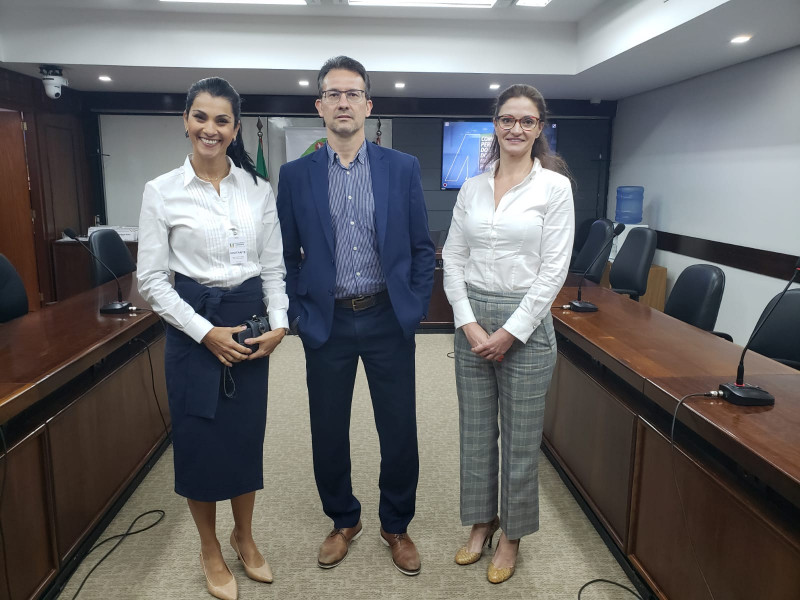Três profissionais participaram do Movimento da Saúde Pulmonar em Porto Alegre