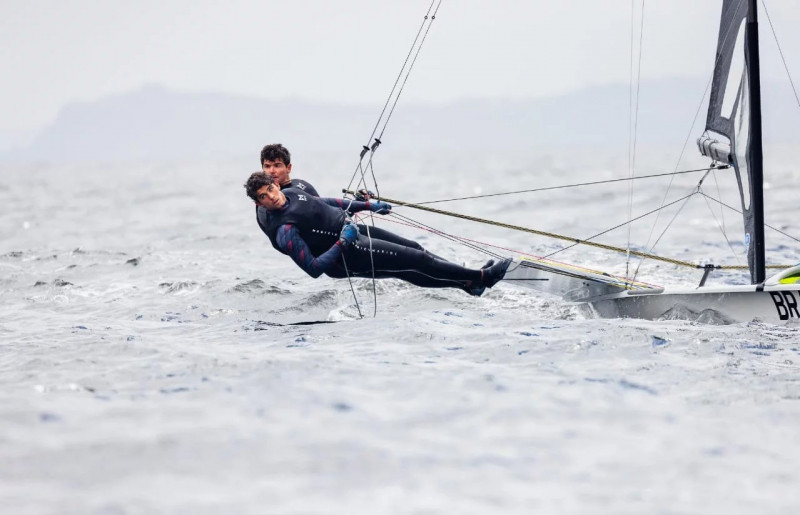 A prova aconteceu na raia de Algarrobo, que irá sediar as provas de vela no Pan de Santiago