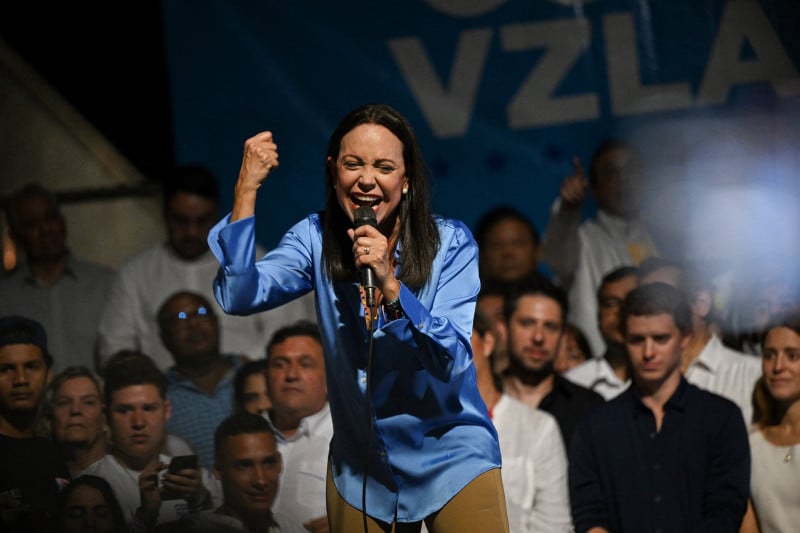 Maria Corina Machado é a favorita do povo venezuelano para fazer oposição ao atual governo 