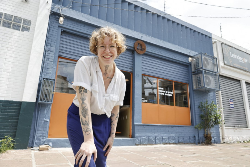 Sophia Cor&aacute; est&aacute; &agrave; frente do neg&oacute;cio que homenageia a gastronomia e a cultura uruguaia Foto: T&Acirc;NIA MEINERZ/JC