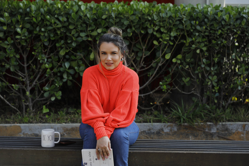 Cammila destaca ganho do selo de que a startup utiliza uma IA sem vieses