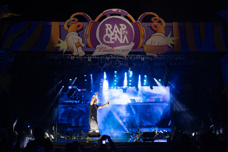 Filipe Ret se apresenta no segundo dia do Rap In Cena