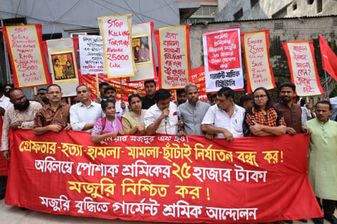 Trabalhadores do setor de vestuário de Bangladesh reinvindicam melhores condições