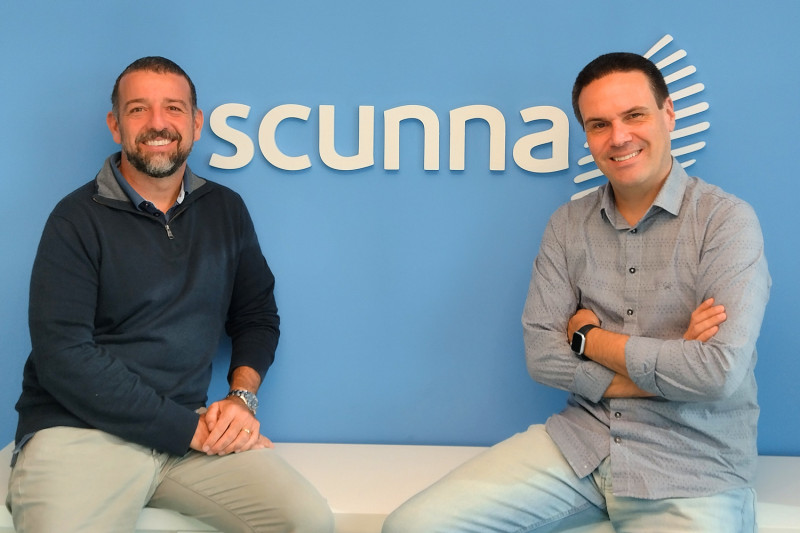 Gustavo Gonçalves,CEO da Scunna, e Ricardo, que assume como CTO
